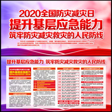 2020防灾减灾日