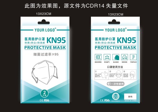 KN95口罩包裝