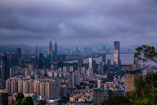 深圳湾夜景