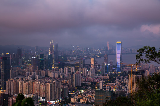 深圳湾夜景