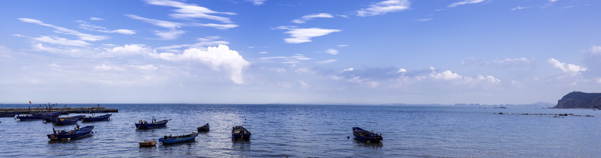 长岛海边风光全景图