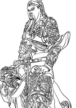 人物矢量線描