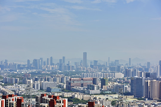 深圳南山区全景