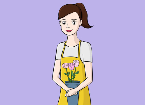 花店插畫