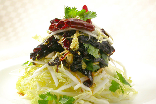 海蜇京白菜