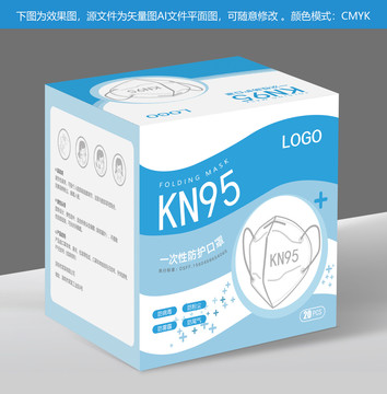 KN95包裝盒子