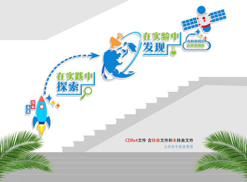 科學(xué)樓道文化墻