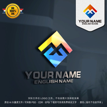 MX字母廣告公司LOGO
