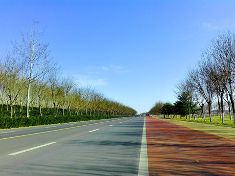 滹沱河骑行道