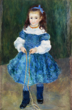Renoir跳绳的女孩