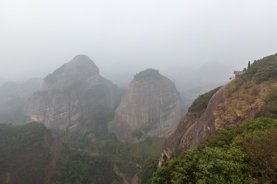 桂林资源八角寨风景区群螺观天