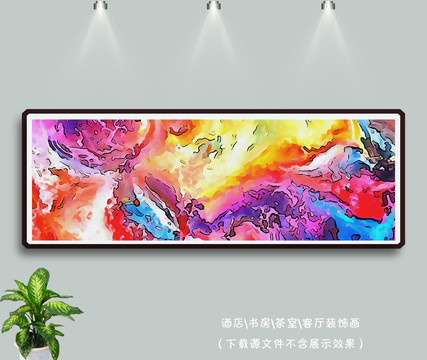 抽象油畫