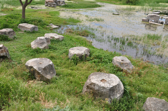 沼泽废墟遗址