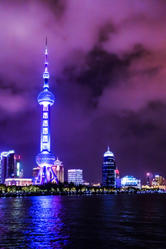 上海东方明珠夜景