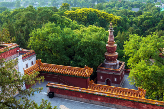 北京颐和园古建筑景观