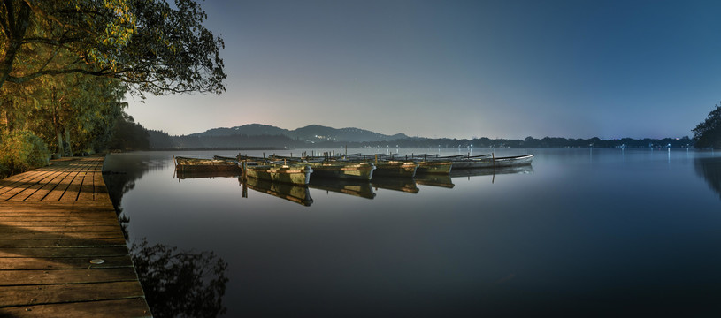 杭州西湖夜景