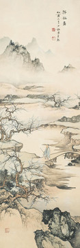 陳少梅探梅圖