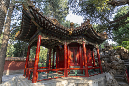 北京故宫御花园四神祠