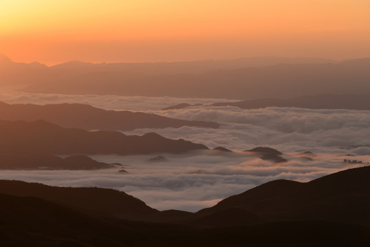 龙头山日出