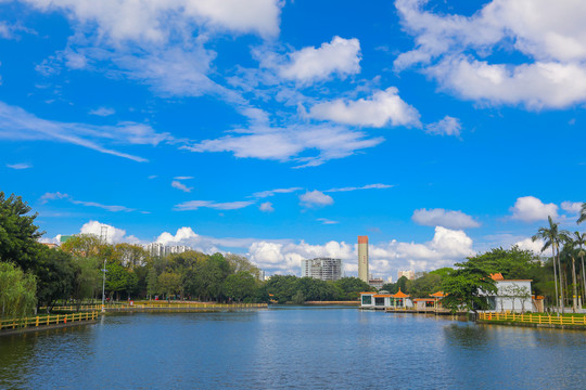 湖泊美景