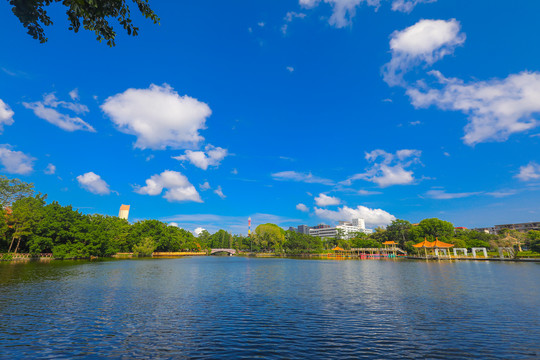 湖泊美景