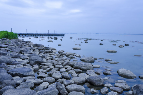 苏州湾太湖风光