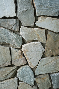 石头背景墙