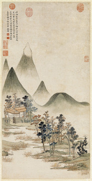 顧凝遠(yuǎn)山水圖