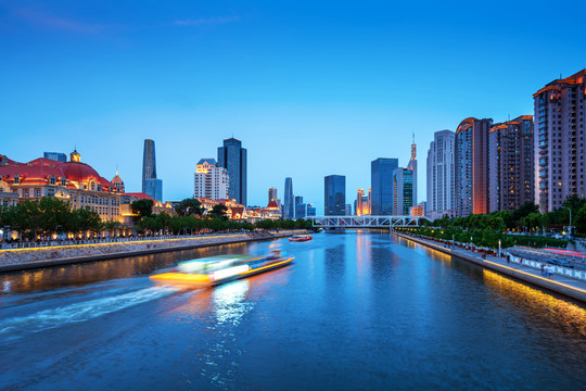 天津城市夜景