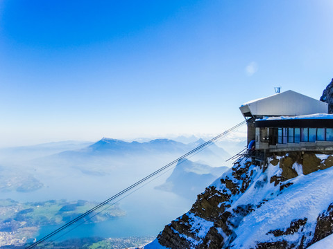 皮拉图斯雪山索道站