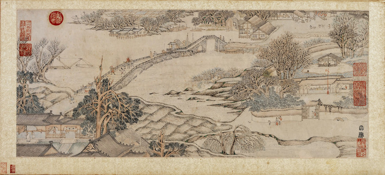 吳彬歲華紀(jì)勝圖冊(cè)大儺圖