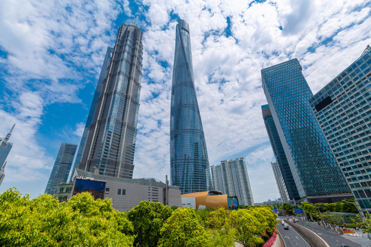 陆家嘴建筑风光