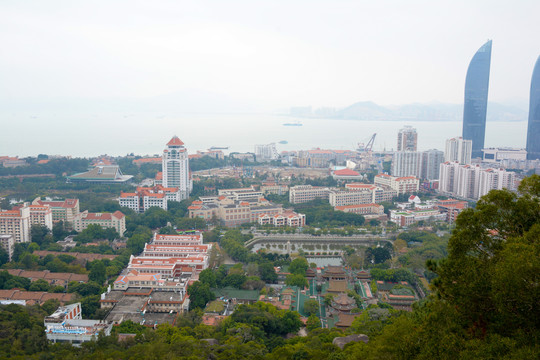 厦门大学校园全景