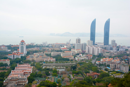 厦门大学校园全景