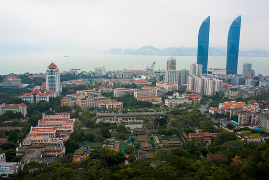 厦门大学校园全景