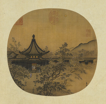馬麟秉燭夜游圖