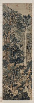 文征明古木寒泉圖