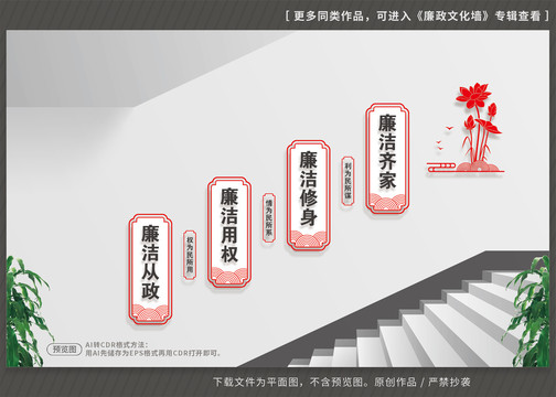 廉潔文化墻