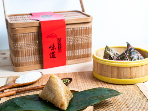 端午节粽子竹篮礼盒