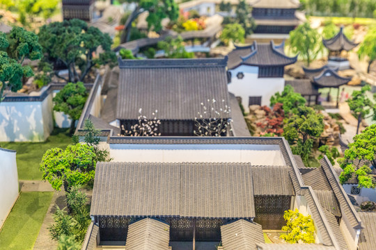 江南建筑模型
