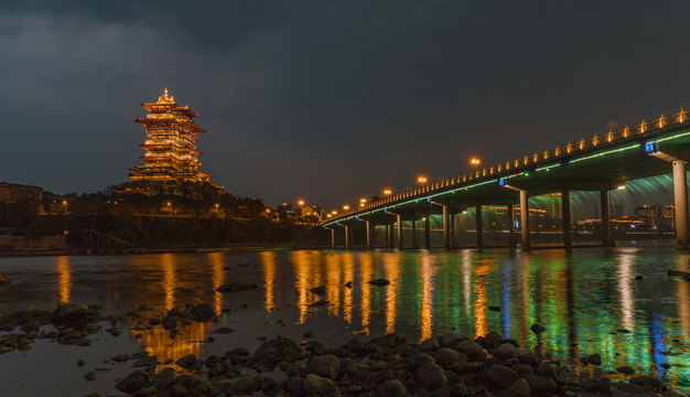 绵阳夜景