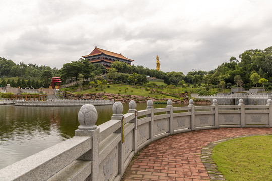 莲花山景观