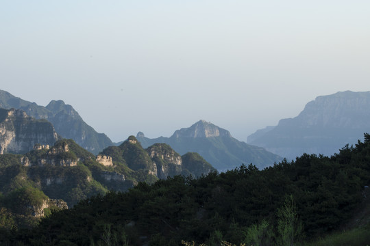 王莽岭的山峰