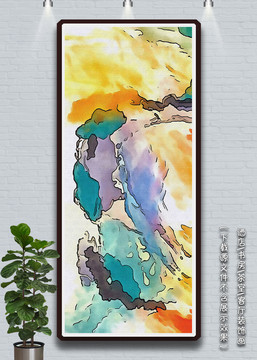 抽象油畫