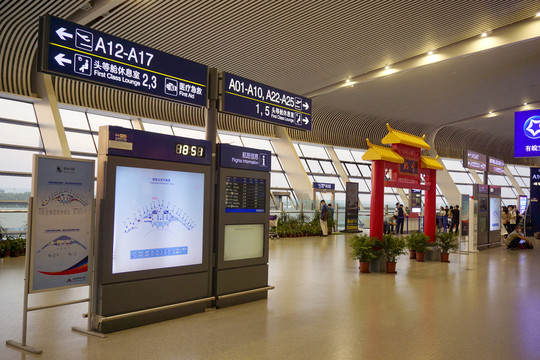 合肥新桥国际机场候机厅