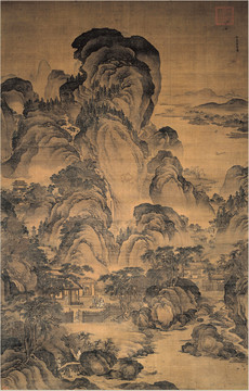 李相東籬秋色圖