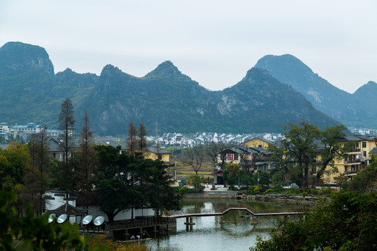 桂林阳朔山水景区