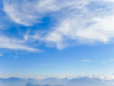 阿尔卑斯山群峰