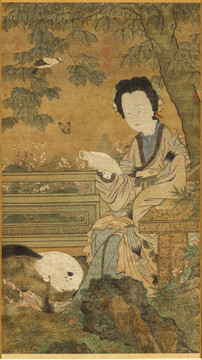 周文矩仕女圖