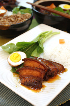 扣肉饭